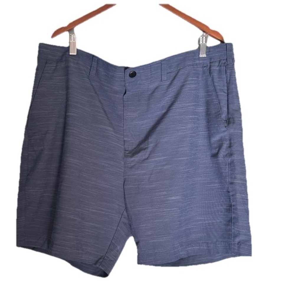 APT. 9 Shorts Men's Size 42 Blue Pockets Premier‎ Flex Chino Stretch Casual Golf